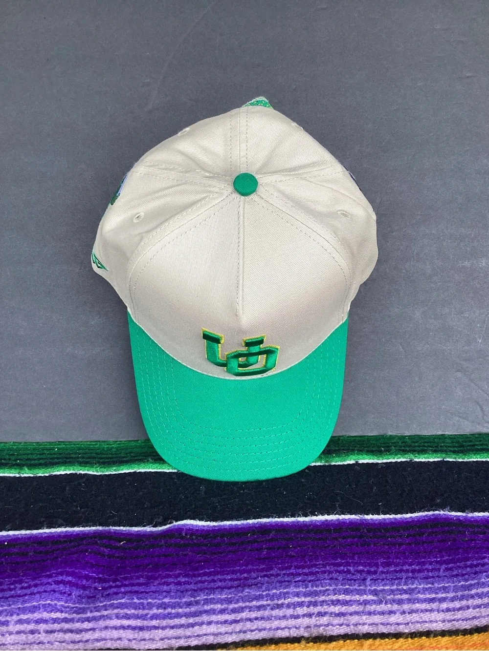 Woodngrail Oregon Ducks Autzen Stadium Stitched SnapBack Hat NWT